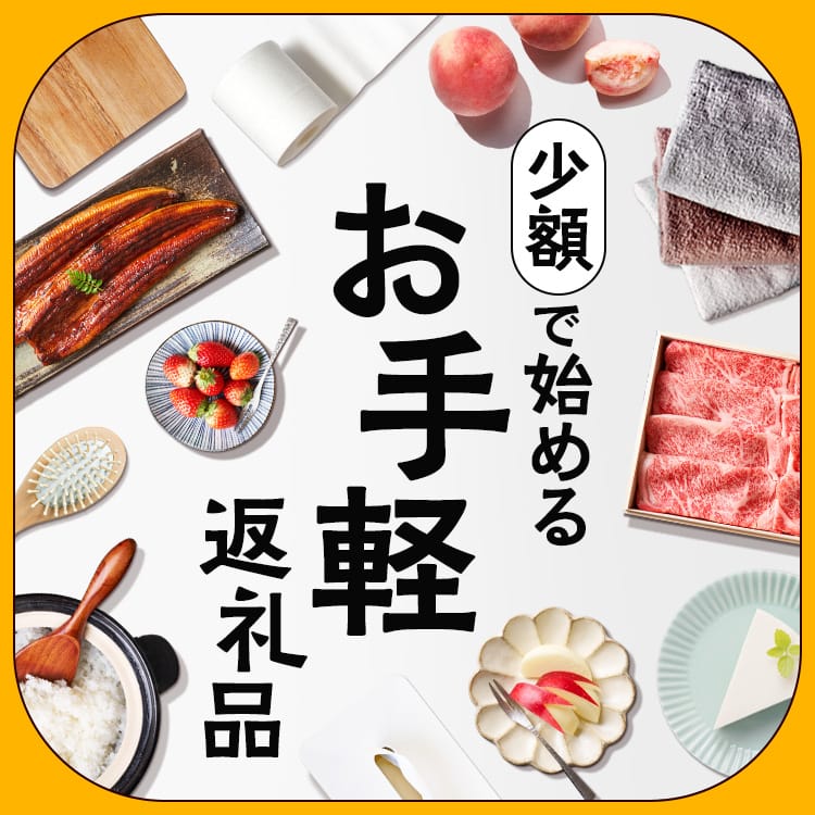 少額で始める お手頃返礼品特集