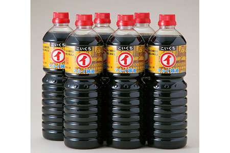 【G-522】マルイ醤油 こいくち醤油6本入 ［高島屋選定品］