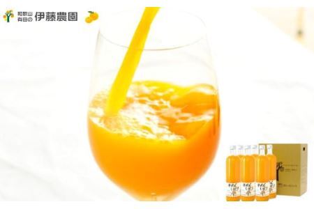 伊藤農園 100%ピュアジュース みかんしぼり750ml×6本(B484-2)