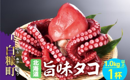 ＼高評価 4.8／ 北海道旨味たこ【1.0kg以上×1杯】 ふるさと納税 海鮮 ゆでダコ 茹でダコ グルメ 食べ物 人気 北海道 白糠町_I012-0508