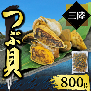 ボイルつぶ貝 800g つぶ貝 貝 海鮮 魚貝類 魚介類 冷凍 刺身 刺し身 煮物 焼き 三陸産 岩手県 大船渡市