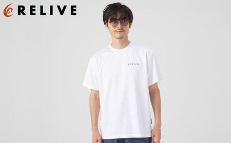 リライブスポーツ/半袖/ホワイト（Mサイズ）【ファッション 服 Tシャツ カットソー 衣料 トップス 人気 女 男 スポーツ ゴルフ ウェア アウトドア 仙台市 リラックス カジュアル シンプル トレンド 春 夏 秋 冬 メンズ レディース ユニセックス】